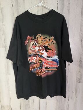 Chase Authentics Vintage Black Racing Taz Dale Earnhardt Tshirt